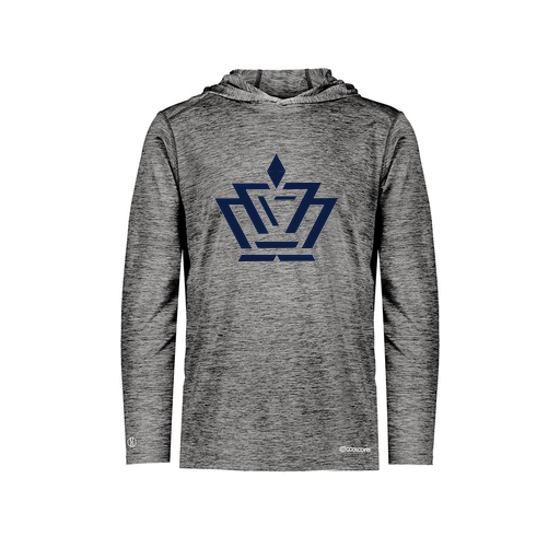 [FOLHCGBK-AS-LOGO2] Men's Charge Hoodie (Adult S, Black, Logo 2)