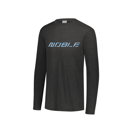 [FTLCUBBK-YS-LOGO1] Youth LS Ultra-blend T-Shirt (Youth S, Black, Logo 1)
