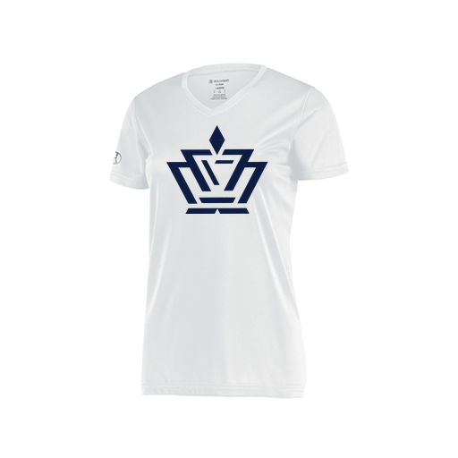 [222820.005.S-LOGO2] Ladies Movement Dri Fit Shirt (Female Adult S, White, Logo 2)