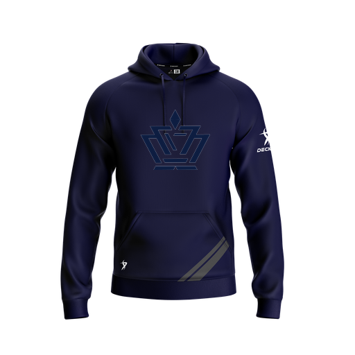 [FOLHSMNV-YXS-LOGO2] Decker Summit Hoodie (Youth XS, Navy, Logo 2)