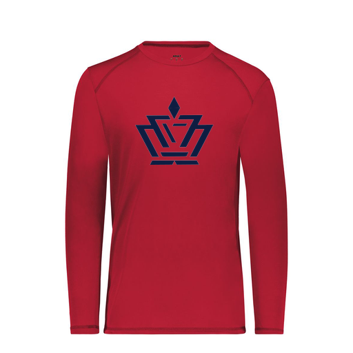 [6846.083.S-LOGO2] Youth SoftTouch Long Sleeve (Youth S, Red, Logo 2)