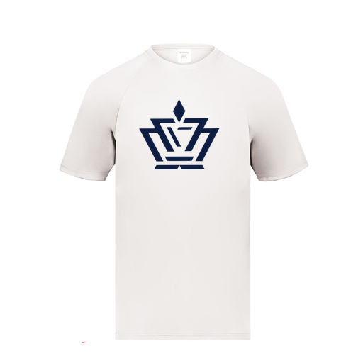 [2791.005.S-LOGO2] Youth Smooth Sport T-Shirt (Youth S, White, Logo 2)