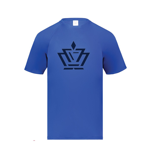 [2791.060.S-LOGO2] Youth Smooth Sport T-Shirt (Youth S, Royal, Logo 2)