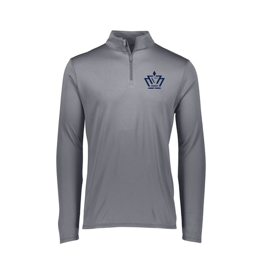 [FTLQFLGY-FAXS-LOGO2] Decker Women's Flex-Lite 1/4 Zip Shirt (Female Adult XS, Gray, Logo 2)