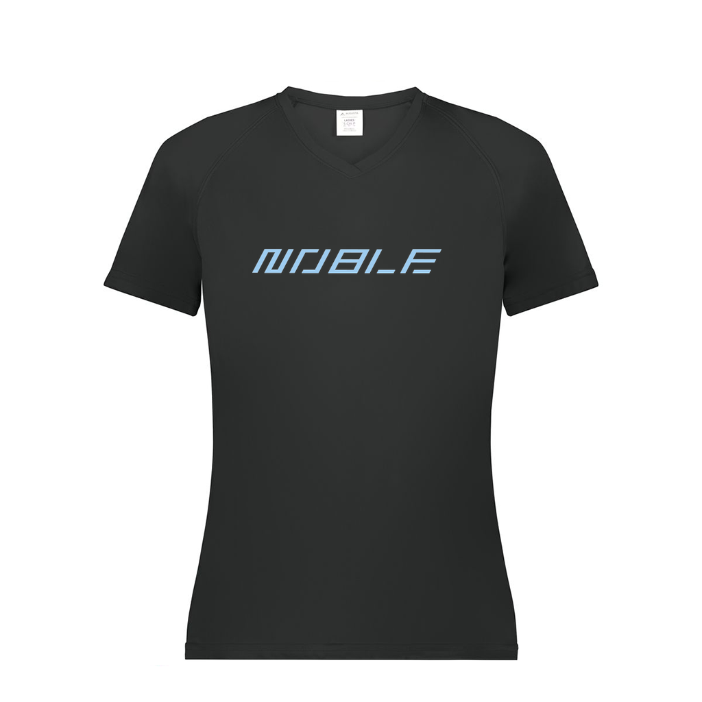 Ladies Smooth Sport V-Neck T-Shirt