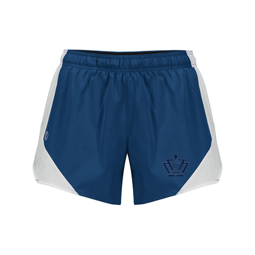 [229489.H03.S-LOGO2] Girls Olympus Shorts (Female Youth S, Navy, Logo 2)