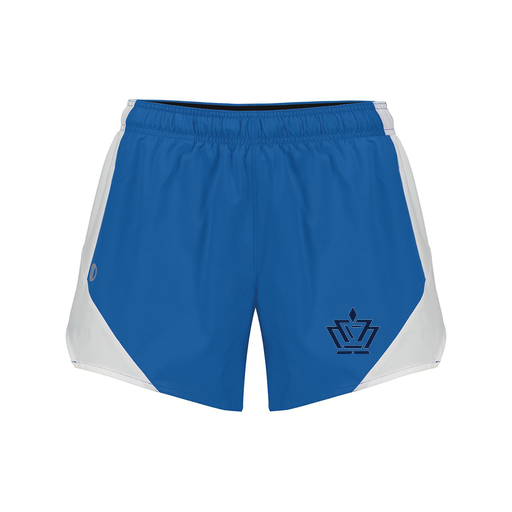 [229489.H02.S-LOGO2] Girls Olympus Shorts (Female Youth S, Royal, Logo 2)