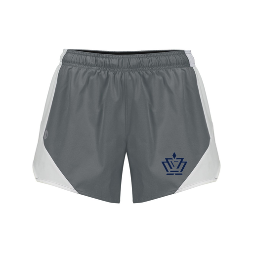 [229489.R04.S-LOGO2] Girls Olympus Shorts (Female Youth S, Gray, Logo 2)
