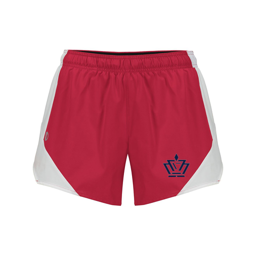 [229489.H01.S-LOGO2] Girls Olympus Shorts (Female Youth S, Red, Logo 2)