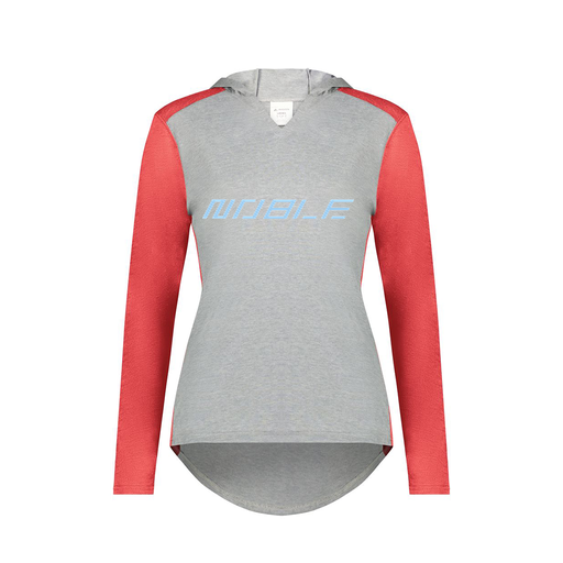 [6902.27V.XS-LOGO1] Ladies Vintage Hoodie (Female Adult XS, Red, Logo 1)