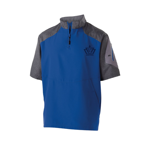 [229545.H02.XS-LOGO2] Men's Raider SS Pullover (Adult XS, Royal, Logo 2)