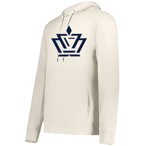[222598.907.S-LOGO2] Men's Ventura Thin Knit Hoodie (Adult S, White, Logo 2)