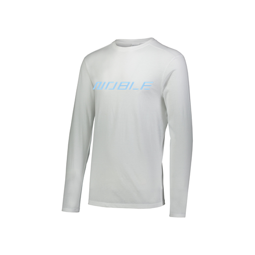 [FTLCUBWH-YS-LOGO1] Decker Youth Tri-Blend T-Shirt - Long Sleeve (Youth S, White, Logo 1)